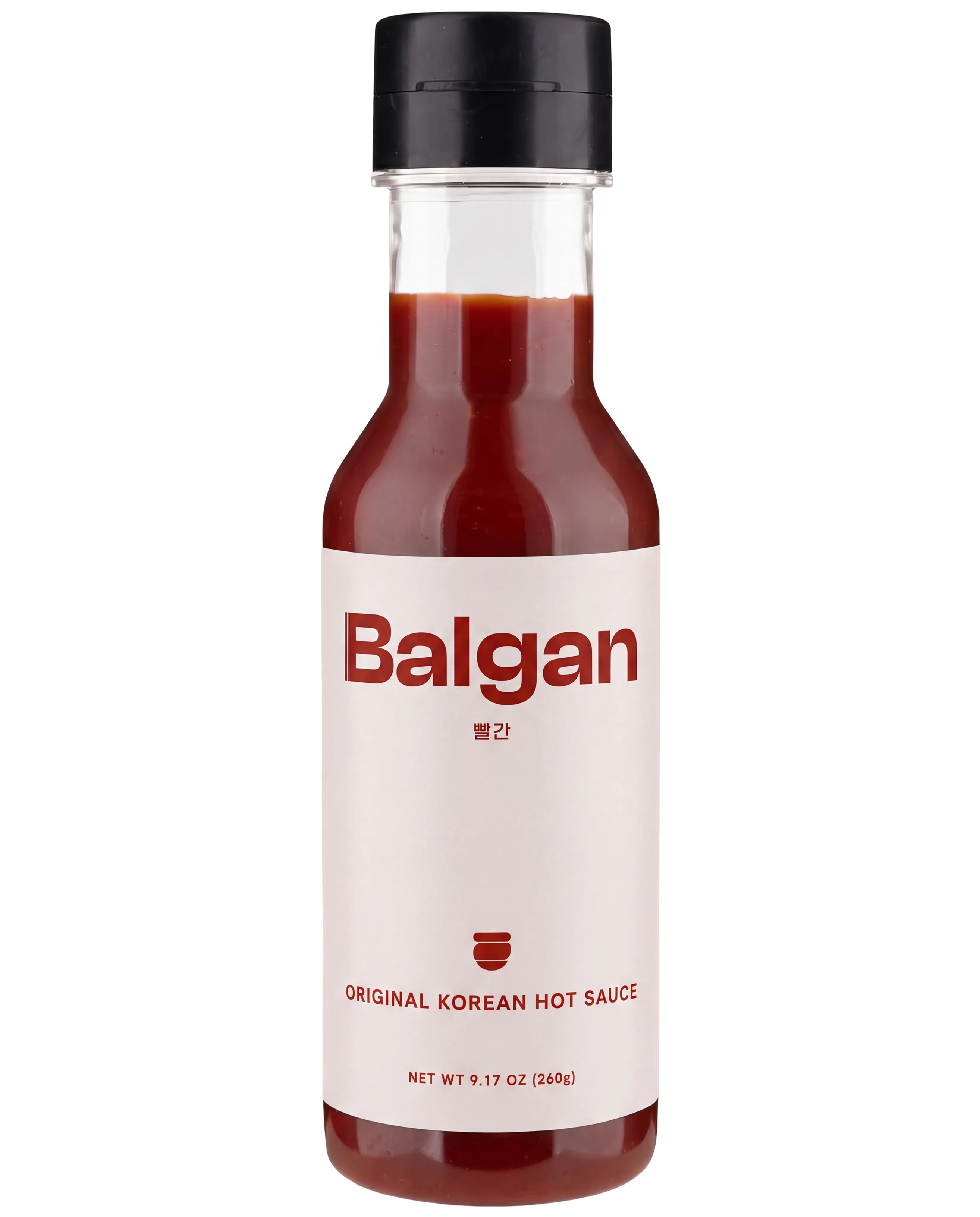 Balgan Original Korean Hot Sauce bottle, 9.17 oz