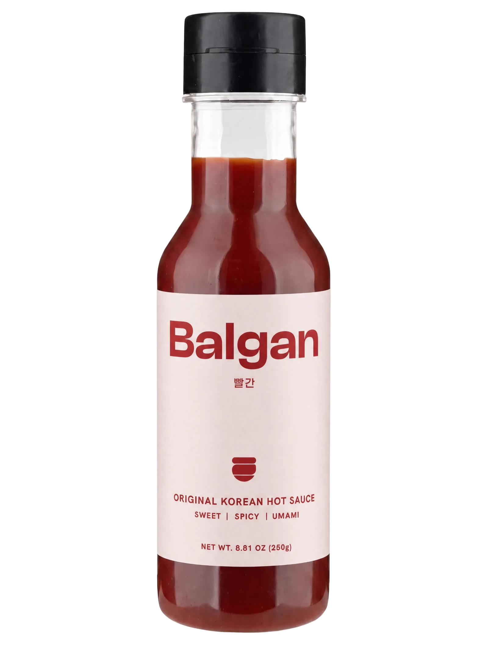 Balgan ORIGINAL KOREAN HOT SAUCE bottle, 8.81 oz