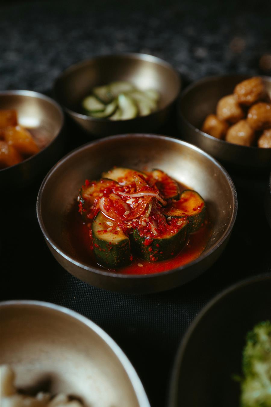Spicy cucumber salad oi-muchim banchan